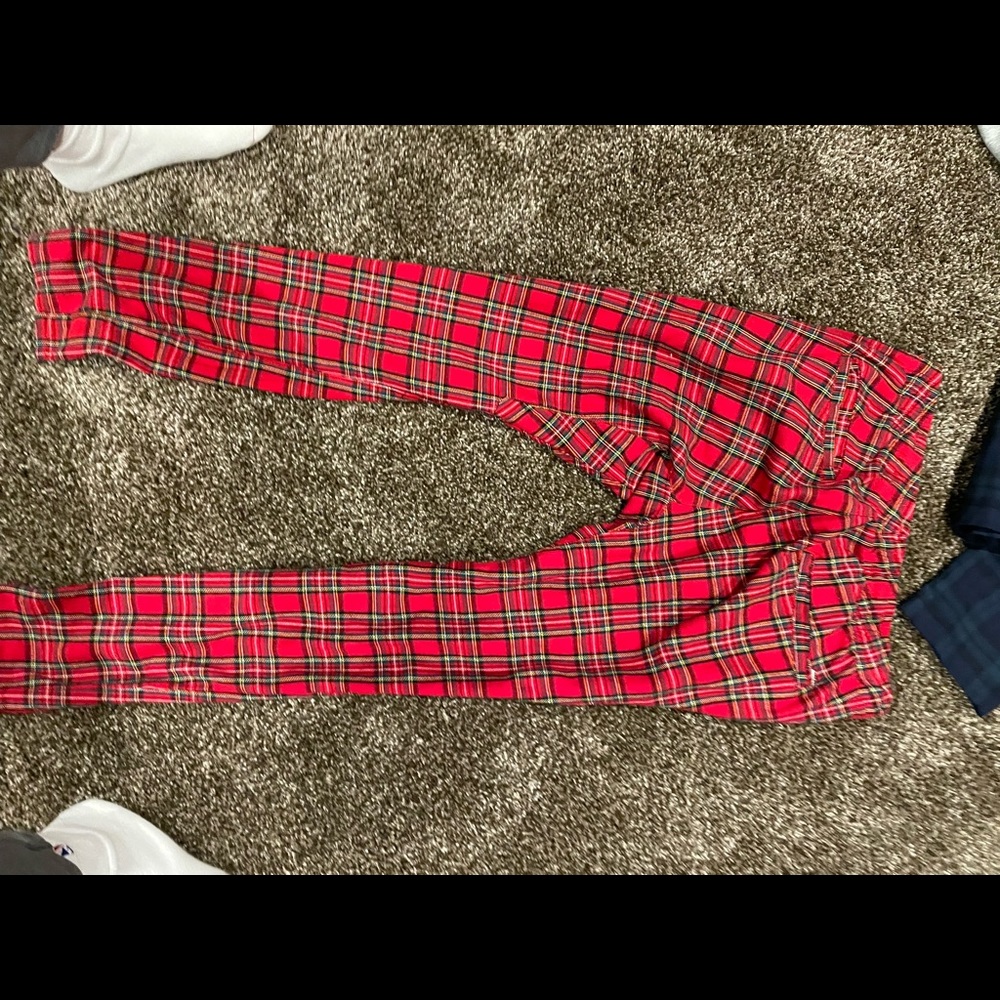 Plaid pants size M